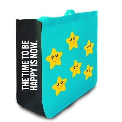 Bag Tote RPET wedi'i lamineiddio